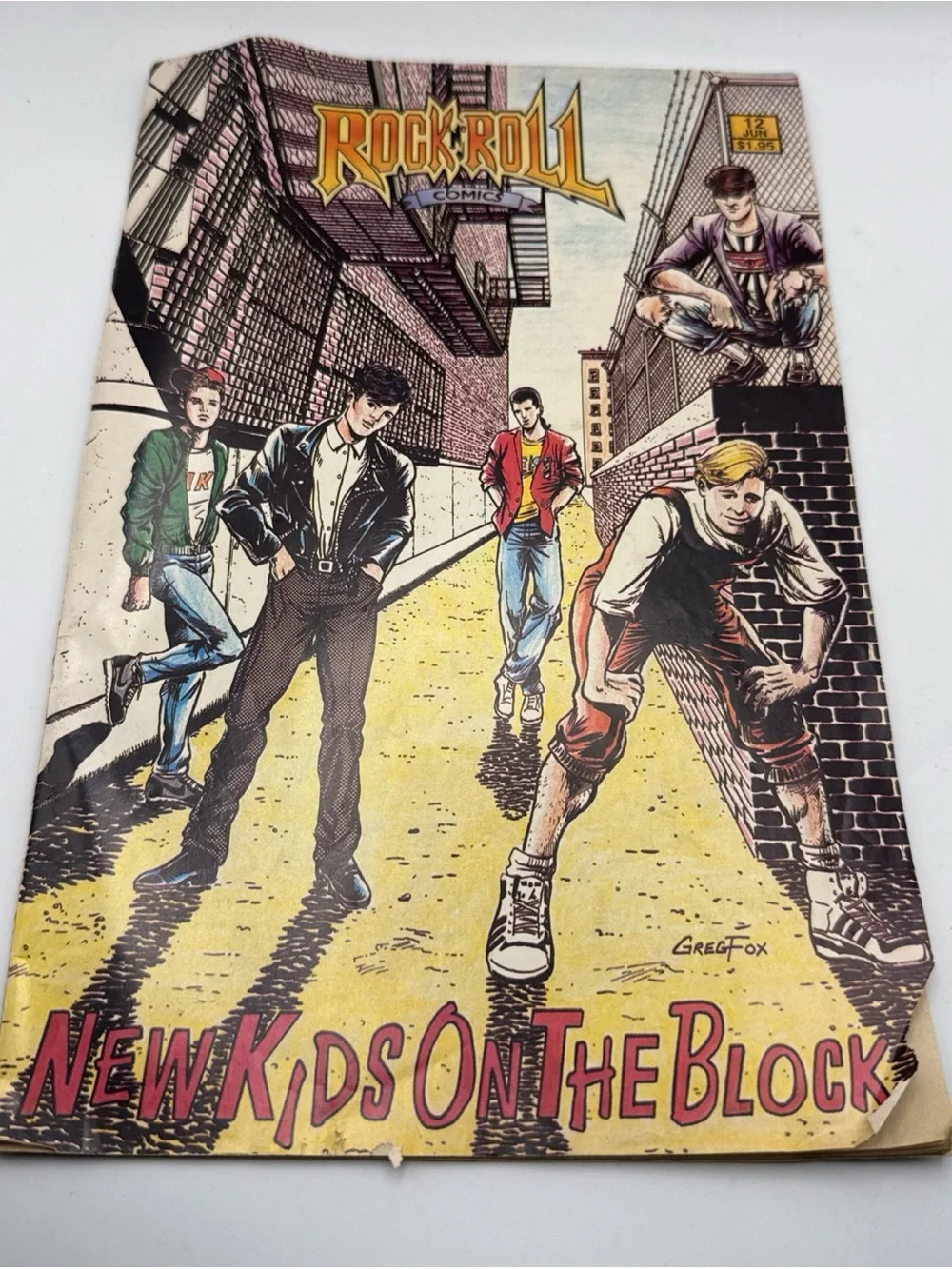 New Kids on the Block (NKOTB) Book and Comic Book Collectible Set of 8 Ephemera